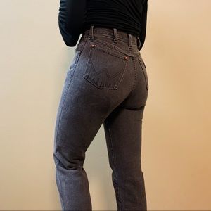 VGT Wrangler black washed denim